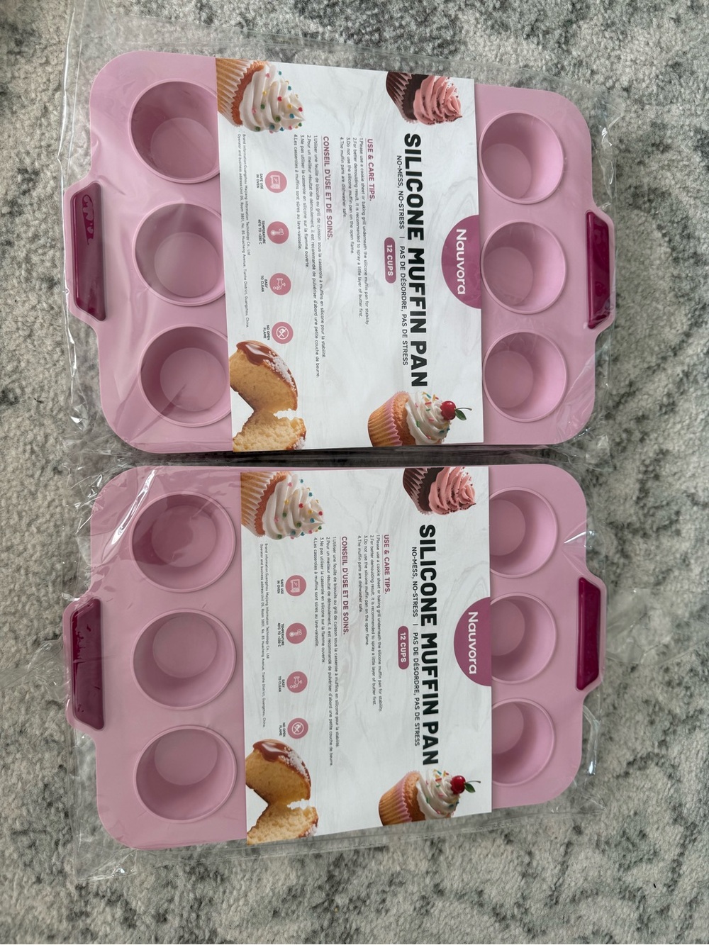 Silicon muffin tins